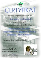 certyfikat Iga Knapiuk