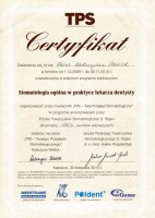 certyfikat Anna Pensiek