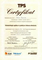 certyfikat Anna Pensiek