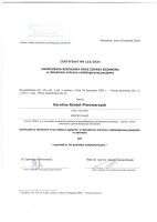 Karolina Rental-Piwowarczyk Certyfikat