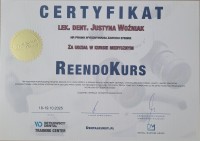 certyfikat Justyna Woźniak
